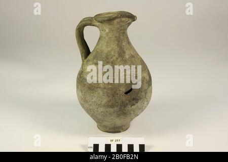 Pays-Bas période romaine, pichet, poterie, h, 23 cm, diam, 14,5 cm, roman, Pays-Bas, Utrecht, Bunnik, Vechten Banque D'Images