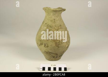 Pays-Bas période romaine, pichet, poterie, h, 22 cm, diam, 14 cm, roman, Pays-Bas, Utrecht, Bunnik, Vechten Banque D'Images