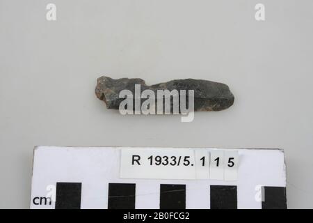 Lame Flint, lame, pierre, silex, 0,6 x 6 x 1,6 cm, préhistoire, France, inconnue, inconnue, Laugerie Banque D'Images