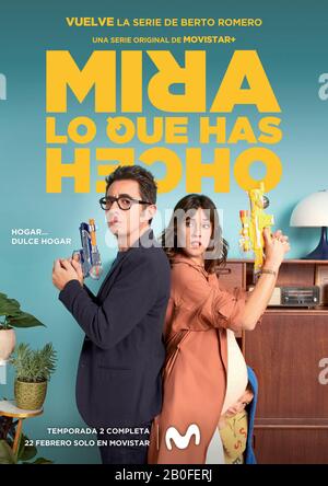 Mira lo que a hecho TV Series (2019 - 2020 ) Espagne 2019 saison 2 Créé par Berto Romero Berto Romero, Eva Ugarte Poster (Espagne) Banque D'Images