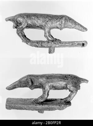 Ichneumon, debout, bronze, animal, bronze, hauteur: 3.6 cm, profondeur: 7.8 cm, Période Tardive (?), Egypte Banque D'Images