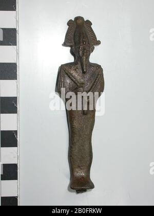 Osiris, debout, bronze, dieu, bronze, 10,3 cm (4 1 Banque D'Images