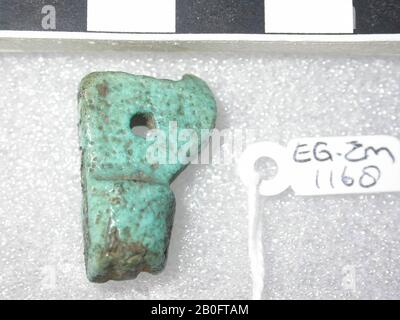Couronne, Basse-Égypte, amulet, objet, foi, 2,3 cm, Egypte Banque D'Images