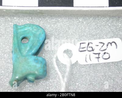 Couronne, Basse-Égypte, amulet, objet, foi, 1,9 cm, Egypte Banque D'Images