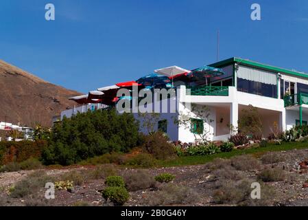 Restaurant El Mirador De Femmes, Fémes, Lanzarote, Îles Canaries, Espagne Banque D'Images