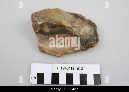 Outil Flint, outil, pierre, silex, 10 x 7 x 3 cm, préhistoire, Angleterre, inconnu, inconnu, Swanscombe Banque D'Images