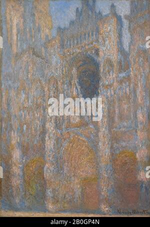 Claude Monet, Français, 1840–1926, Cathédrale de Rouen, Façade En Plein Soleil, c. 1892–94, huile sur toile, 42 x 29 po. (106,7 x 73,7 cm) Banque D'Images