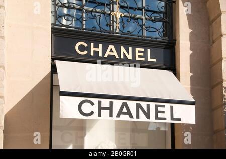 Boutique Chanel Place Vendome, Paris, Ile de France, Europe Banque D'Images