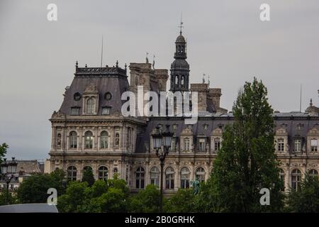 Hôtel de Ville de Paris Banque D'Images