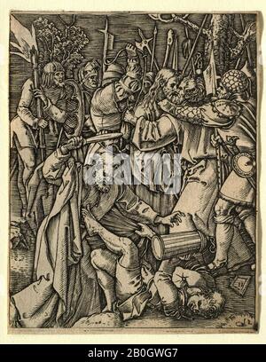 Marcantonio Raimondi, italien, 1470/1482–1527/1534, Après Albrecht Dürer, (allemand, 1471–1528), la trahison du Christ, Gravure sur papier, plaque: 4 13/16 x 3 3/4 in. (12,3 x 9,6 cm Banque D'Images