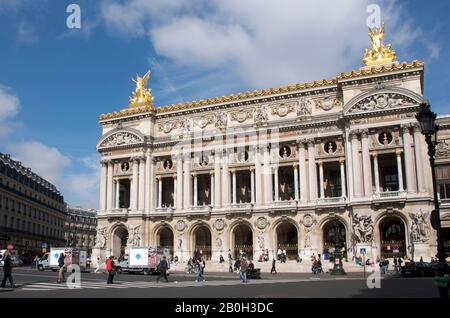 L'Opéra de Paris (Palais Garnier), place de l'Opéra, Paris 9e arr. Paris. France Banque D'Images