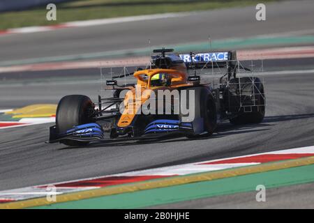 Barcelone (Espagne), Italie, 20 février 2020, Lando norris - mclaren Mcl35 pendant les tests pré-saison 2020 - Championnat de Formule 1 - crédit: LPS/Alessio de Marco/Alay Live News Banque D'Images