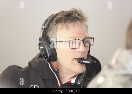 Barcelone (Espagne), Italie, 20 février 2020, travail d'équipe amg mercedes pendant les tests pré-saison 2020 - Championnat de Formule 1 - crédit: LPS/Alessio de Marco/Alay Live News Banque D'Images