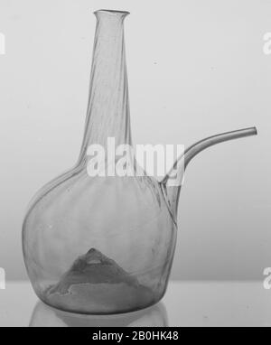 Bateau à vin, espagnol, XVIIIe siècle, espagnol, verre, hauteur : (22,9 cm), verre Banque D'Images