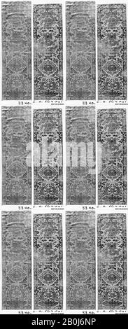 Chair Strip, Chine, dynastie Qing (1644–1911), date du XVIIIe siècle, Chine, velours, velours coupé, 70 x 21 po. (177,80 x 53,34 cm), textiles-Velours Banque D'Images