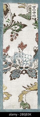 Textile, Japon, XIXe siècle, Japon, 1 7/8 po. × 6 po. (4,8 × 15,2 cm), textiles-tissés Banque D'Images