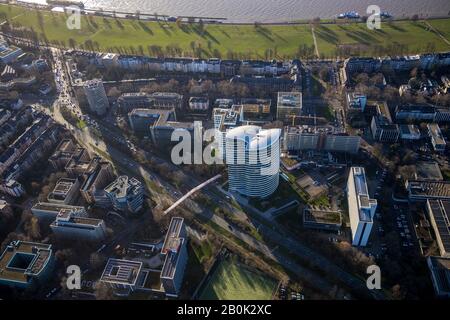 Photographie Aérienne, Mckinsey & Company, Agence Fédérale De L'Emploi - Direction Régionale Rhénanie-Du-Nord-Westphalie, Düsseldorf, Rhénanie-Du-Nord-Wes Banque D'Images
