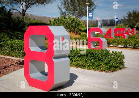 Nombre à la retraite de joueurs passés pour le Boston Red Sox au JetBlue Park - Red Sox Spring Training Facility, Ft Myers, Floride, États-Unis Banque D'Images