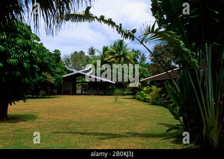 POLYNÉSIE FRANÇAISE, ÎLES DE LA SOCIÉTÉ, TAHITI, MUSÉE PAUL GAUGUIN Banque D'Images