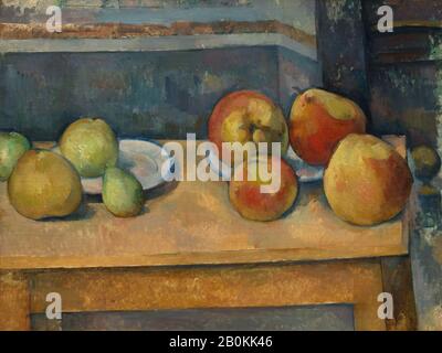 Paul Cézanne, Still Life with Apples and Pears, Paul Cézanne (français, Aix-en-Provence 1839–1906 Aix-en-Provence), CA. 1891–92, huile sur toile, 17 5/8 x 23 1/8 in. (44,8 x 58,7 cm), Peintures Banque D'Images