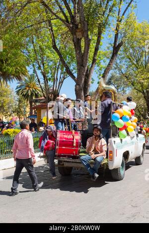 Parade, San Cristobal De Las Casas Banque D'Images