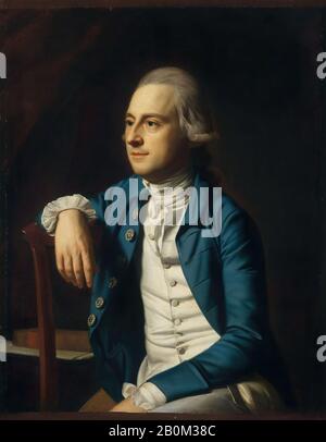 John Singleton Copley, Gulian Verlanck, Américain, John Singleton Copley (Américain, Boston, Massachusetts 1738–1815 Londres), 1771, Fabriqué À New York, New York, États-Unis, Américain, Huile Sur Toile, 36 X 28 Po. (91,4 x 71,1 cm), encadrée : 43 1/2 x 35 3/16 x 2 5/8 po. (110,5 x 89,3 x 6,7 cm), Peintures Banque D'Images