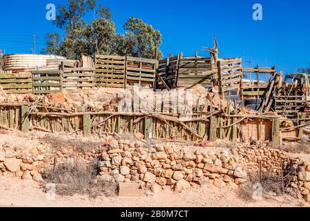 Jardin de voiture à Coober Pedy, Australie méridionale Banque D'Images