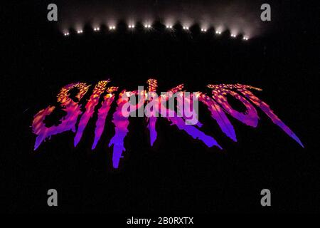 Copenhague, Danemark. 20 février 2020. Le groupe américain en métal lourd Slipknot se produit un concert en direct à la Royal Arena de Copenhague. (Crédit Photo: Gonzales Photo - Lasse Lagoni). Banque D'Images