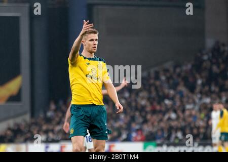 Copenhague, Danemark. 20 février 2020. Kristoffer Vassbakk Ajer (35) vu lors du match de l'UEFA Europa League entre le FC Copenhague et le Celtic à Telia Parken à Copenhague. (Crédit Photo: Gonzales Photo/Alay Live News Banque D'Images