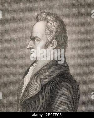 Marc ISAMBARD BRUNEL (1769-1849) ingénieur anglais et père du Royaume d'Ismamard Brunel. Banque D'Images