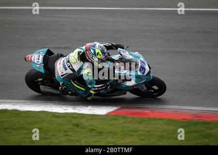 Alastair Seeley - Yamaha - Aha Yamaha (34) - 2019 Championnat Britannique De Supersport. Marques Hatch, Druid Bend. Banque D'Images