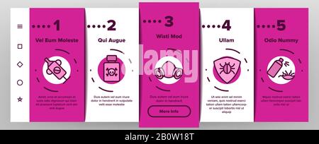 Les Icônes D'Intégration Du Service De Lutte Antiparasitaire Permettent De Définir Le Vecteur Illustration de Vecteur