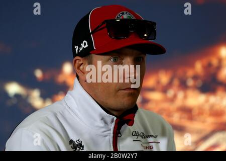 #07 Kimi Raikkonen, Alfa Romeo Racing. Formule 1 Championnat du monde 2020, essais d'hiver #1 2020 Barcelone, 19-21 février 2020.photo Federico Ba Banque D'Images