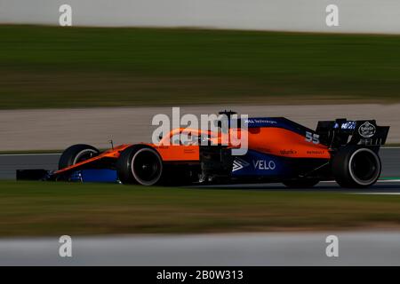 #55 Carlos Sainz Jr Mclaren Renault. Formule 1 Championnat du monde 2020, épreuves d'hiver #1 2020 Barcelone, 19-21 février 2020.photo Federico Basi Banque D'Images