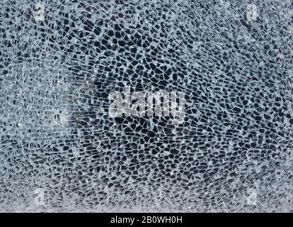 Une texture de verre brisée utile comme arrière-plan Banque D'Images