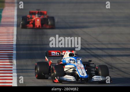 21 Février 2020; Circuit De Barcelone Catalunya, Barcelone, Catalogne, Espagne; Formule 1 Test Pré-Saison One; Rokit Williams Racing, Nicholas Latifi Banque D'Images