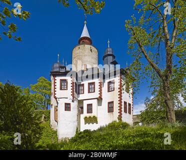 Château De Posterstein Dans Le Haut Sprottal, Altenburger Land District, Thuringe, Allemagne, Europe Banque D'Images