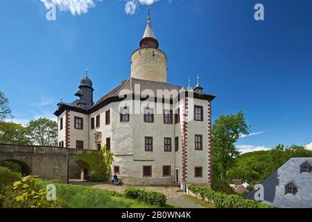 Château De Posterstein Dans Le Haut Sprottal, Altenburger Land District, Thuringe, Allemagne, Europe Banque D'Images