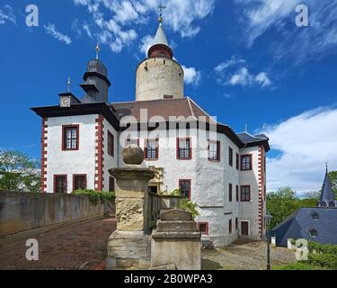 Château De Posterstein Dans Le Haut Sprottal, Altenburger Land District, Thuringe, Allemagne, Europe Banque D'Images