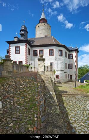 Château De Posterstein Dans Le Haut Sprottal, Altenburger Land District, Thuringe, Allemagne, Europe Banque D'Images