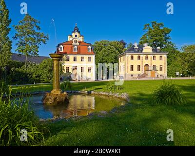 Cavalier maisons à Belvedere près de Weimar, Thuringe, Allemagne, Europe Banque D'Images