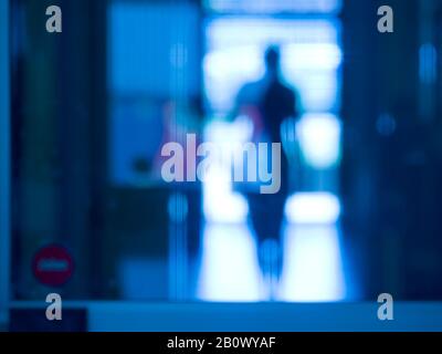 Humain hors foyer Banque D'Images