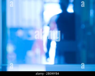 Humain hors foyer Banque D'Images