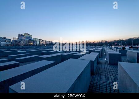 Mémorial De L'Holocauste, Mitte, Berlin, Allemagne, Europe Banque D'Images