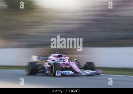 Lance Stroll (cdn), point de course de formule 1 pendant les tests pré-saison 2020, Championnat de Formule 1 à Barcelone (Espagne), Italie, 21 février 2020 Banque D'Images