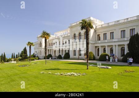 Livadia Palace, Yalta, Crimée, Ukraine, Europe De L'Est, Banque D'Images