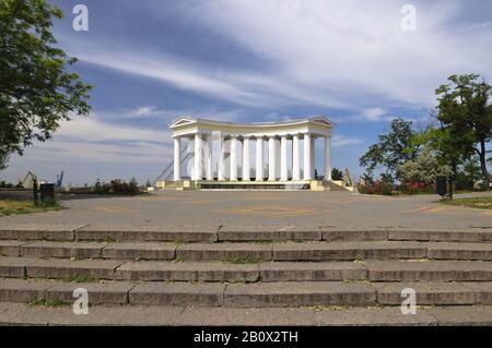 Colonnade Du Palais Vorontsov, Odessa, Ukraine, Europe De L'Est, Banque D'Images