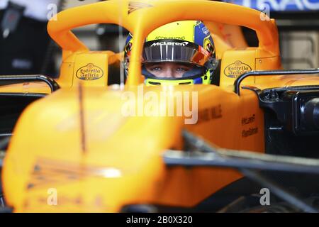 Lando norris (gbr) mclaren mcl35 pendant les tests pré-saison 2020, Championnat de Formule 1 à Barcelone (Espagne), Italie, 21 février 2020 Banque D'Images