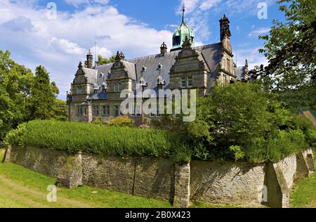 Château De Hämelschenburg À Emmerthal, Weser Uplands, Basse-Saxe, Allemagne, Banque D'Images