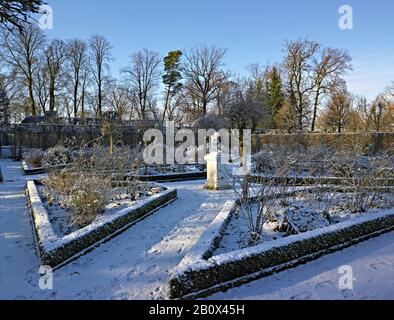 Jardin d'Amor au château du Belvédère près de Weimar, Thuringe, Allemagne, Banque D'Images